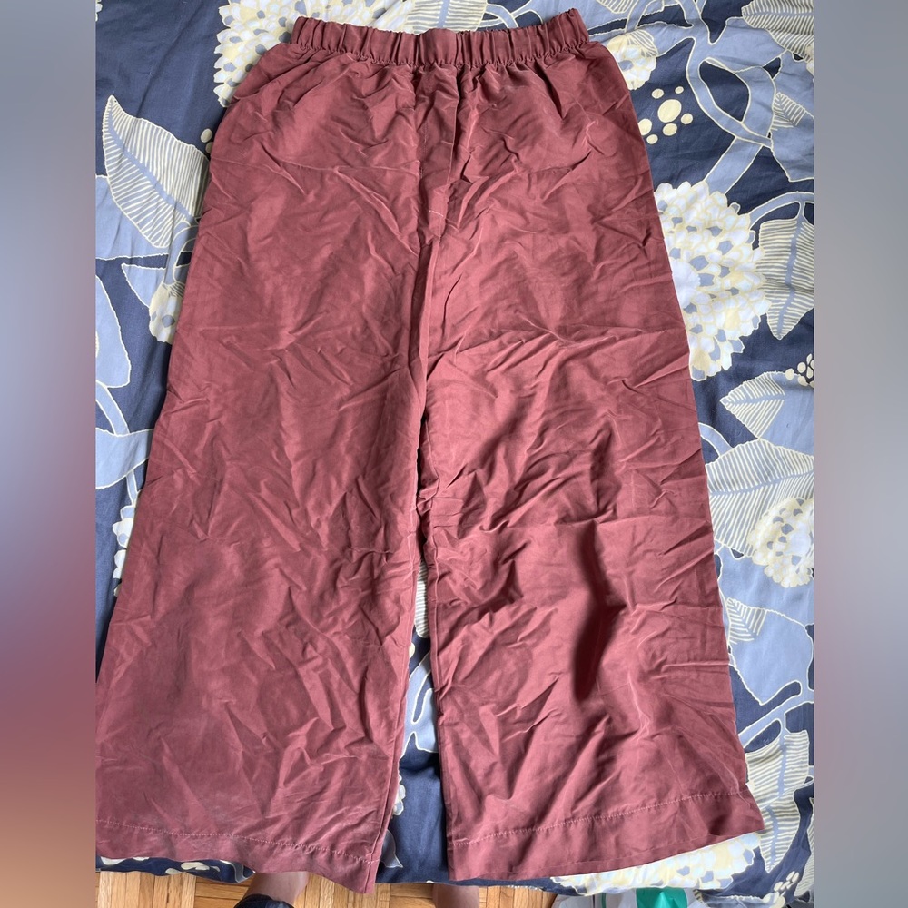 NWOT American apparel rust culottes